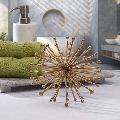 Elements Brass Finish Orb Table Decor