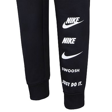 Boys 4-7 Nike Sportswear Full-Zip Patterned Pocket Hoodie & Jogger Pants Set