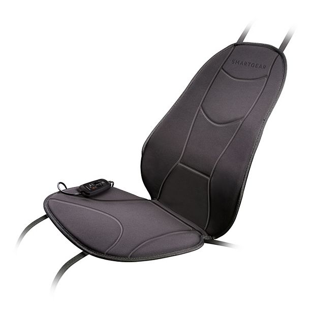 Smart Gear 12V Heat + Massage Car Cushion, Black