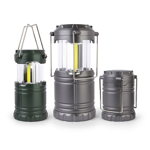 Paladin Collapsible LED Lantern Set (3-Pack) A03ELM33H-HG - The Home Depot