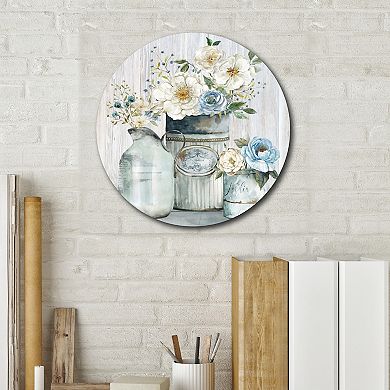 COURTSIDE MARKET French Garden II Circle Wall Decor