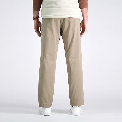 Men's Haggar® Life Khaki™ Straight-Fit Comfort Chino Flat-Front Pants