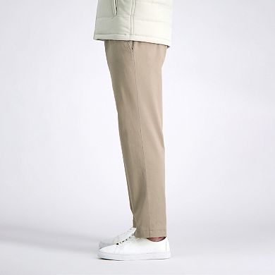 Men's Haggar® Life Khaki™ Straight-Fit Comfort Chino Flat-Front Pants