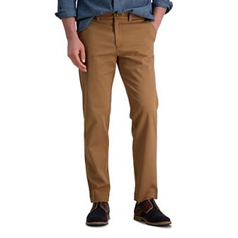 Men's Haggar® Life Khaki™ Straight-Fit Comfort Chino Flat-Front Pants
