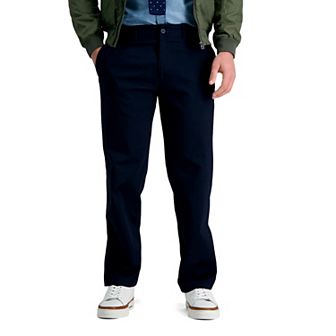 Men's Haggar® Life Khaki™ Straight-Fit Comfort Chino Flat-Front Pants