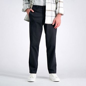 Men's Haggar® Life Khaki™ Straight-Fit Comfort Chino Flat-Front Pants