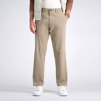 Men's Haggar® Life Khaki™ Straight-Fit Comfort Chino Flat-Front Pants