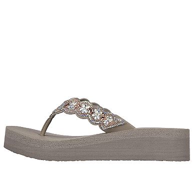 Skechers Cali® Vinyasa Happy Spring Women's Wedge Thong Sandals