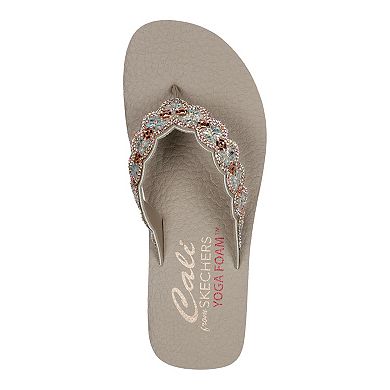 Skechers Cali® Vinyasa Happy Spring Women's Wedge Thong Sandals