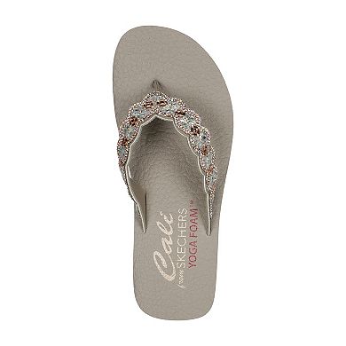 Skechers Cali® Vinyasa Happy Spring Women's Wedge Thong Sandals