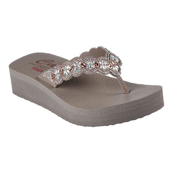 Skechers Cali® Vinyasa Happy Spring Women's Wedge Thong Sandals