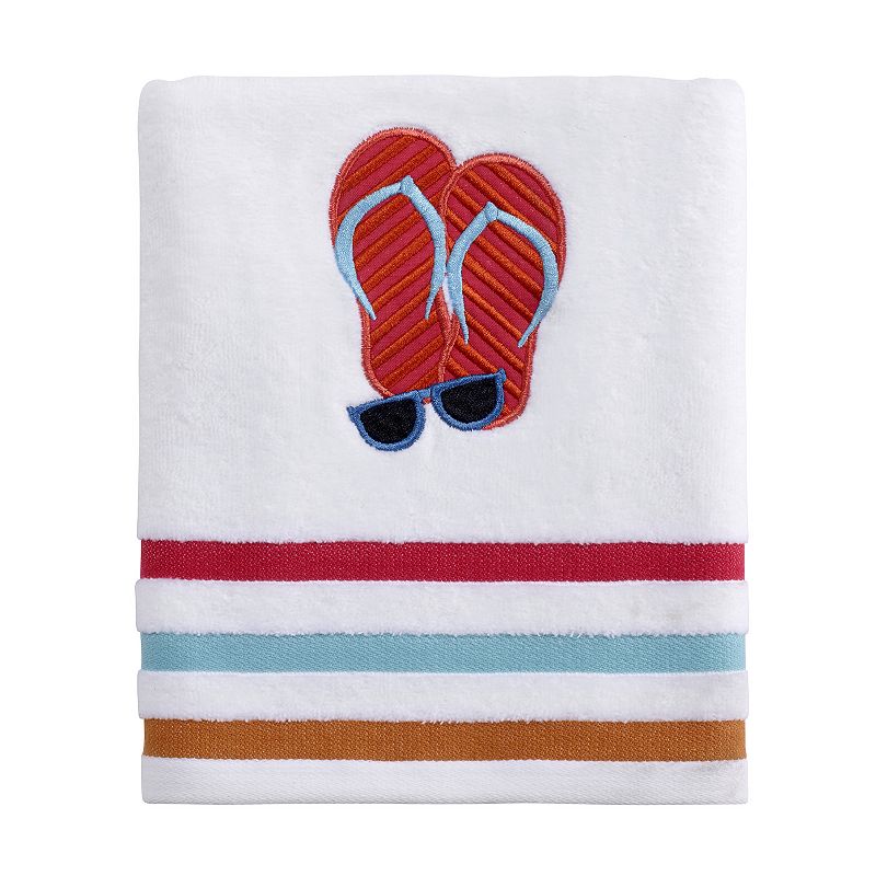Avanti Surf Time Hand Towel, White