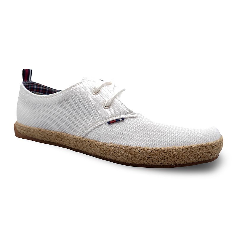Ben Sherman Jensen Mens Oxford Knit Shoes, Size: 9, White