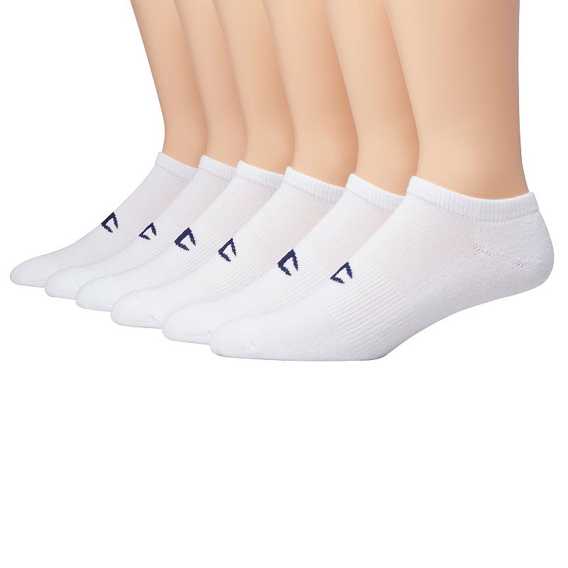 Womens Champion No Show Socks, Size: 9-11, White