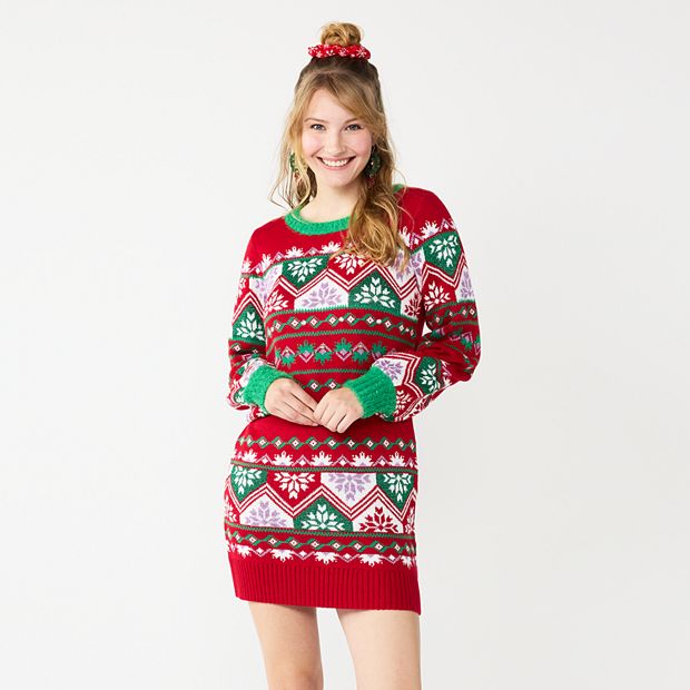 Snowflake cheap sweater dress