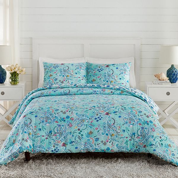 Vera Bradley Paisley Wave Comforter Set with Shams