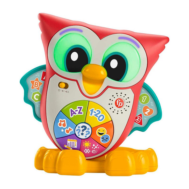 Fisher-Price Linkimals Light-Up & Learn Owl, Multicolor