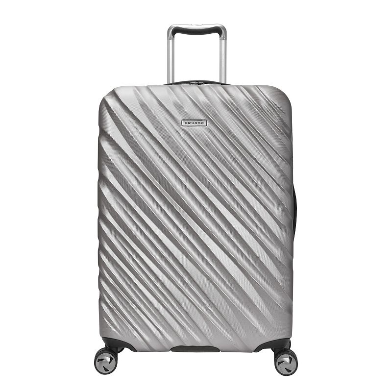 Ricardo Beverly Hills Mojave Hardside Spinner Luggage, Silver, 25 INCH