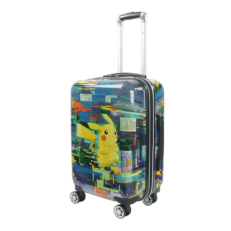ful Pokemon Pikachu 21-Inch Carry-On Hardside Spinner Luggage, Multicolor
