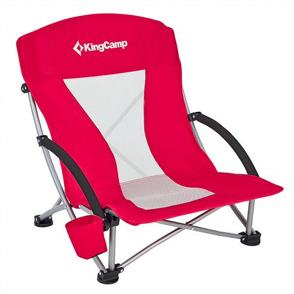 KingCamp Lightweight Strong Stable Folding Outdoor Beach Chair w/ Mesh
