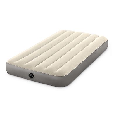 Intex 64101E Dura-Beam Standard Series Single Height Inflatable Airbed, Twin
