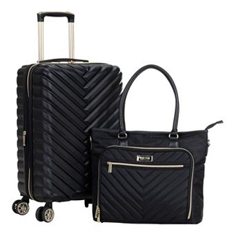 Kenneth Cole Reaction 2 pc 20-Inch Carry On Hardside Spinner Luggage and Matching Tote Set