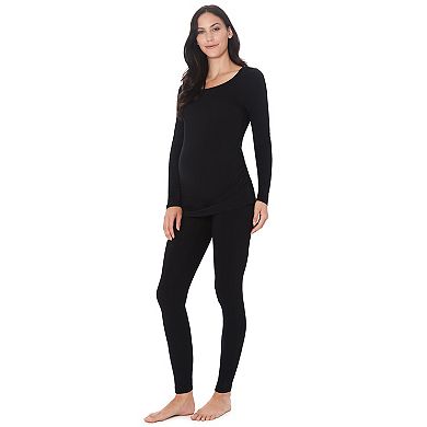 Maternity Cuddl Duds® Softwear with Stretch Ballet Neck Top
