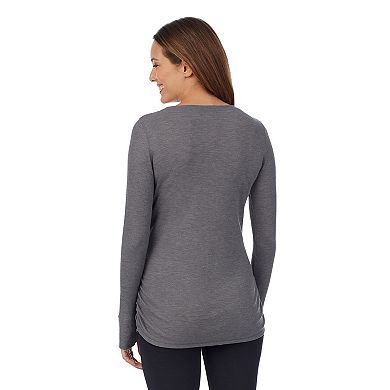 Maternity Cuddl Duds® Stretch Thermal Long Sleeve Ballet Top