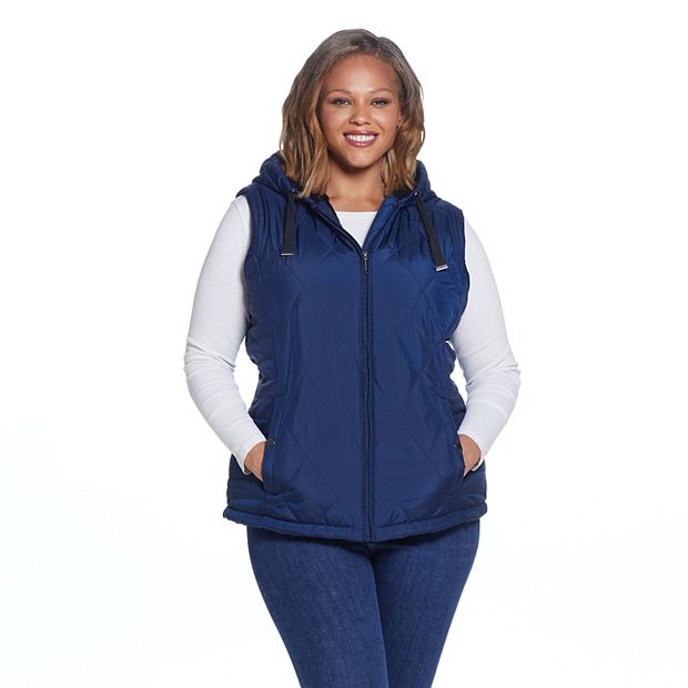 Womens plus 2025 size quilted vest