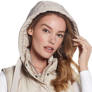 Women's Weathercast Quilted Hood Vest