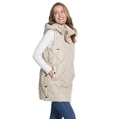 Women's Weathercast Quilted Hood Vest