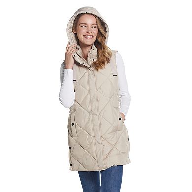 Women's Weathercast Quilted Hood Vest