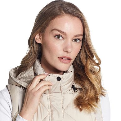 Women's Weathercast Quilted Hood Vest