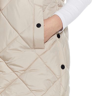 Women's Weathercast Quilted Hood Vest