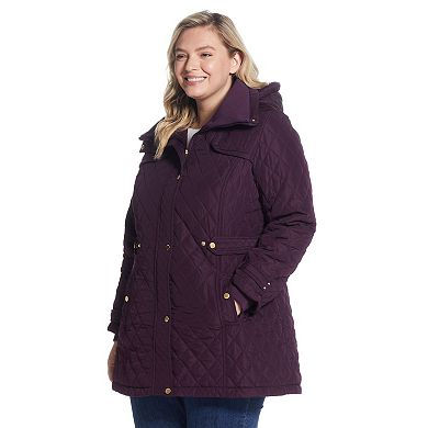 Women's Weathercast Hood Quilted Walker Jacket