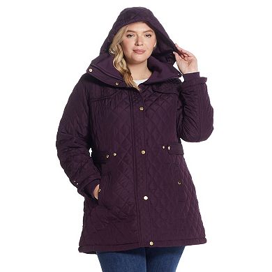 Women's Weathercast Hood Quilted Walker Jacket