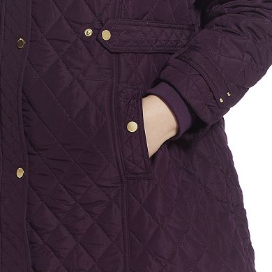 Women's Weathercast Hood Quilted Walker Jacket