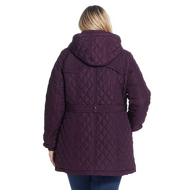 Women's Weathercast Hood Quilted Walker Jacket