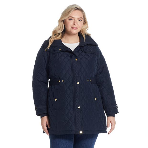 Plus size 2025 coats at kohls