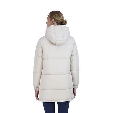 Juniors' Sebby Hooded Parka Puffer Coat