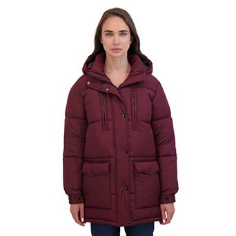 Juniors' Sebby Hooded Parka Puffer Coat