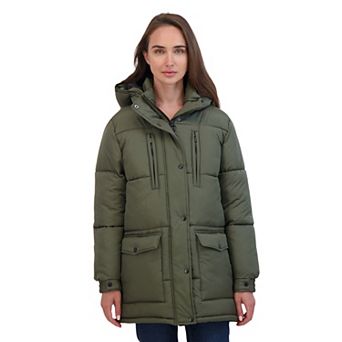 Juniors' Sebby Hooded Parka Puffer Coat