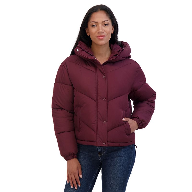 Juniors' Sebby Short Puffer Jacket, Women's,