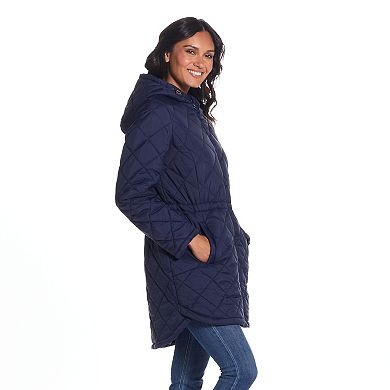 Women's Weathercast Hood Quilted Anorak Jacket