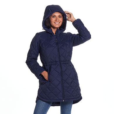 Women's Weathercast Hood Quilted Anorak Jacket