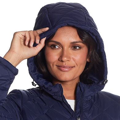 Women's Weathercast Hood Quilted Anorak Jacket