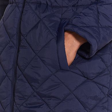 Women's Weathercast Hood Quilted Anorak Jacket