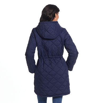 Women's Weathercast Hood Quilted Anorak Jacket