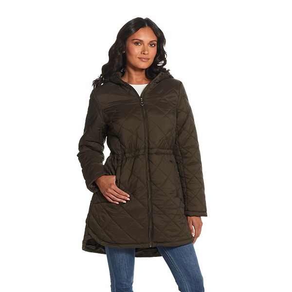Women's Weathercast Hood Quilted Anorak Jacket