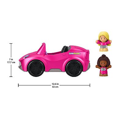 Barbie® Convertible Car Toy and 2 Figures by Little People